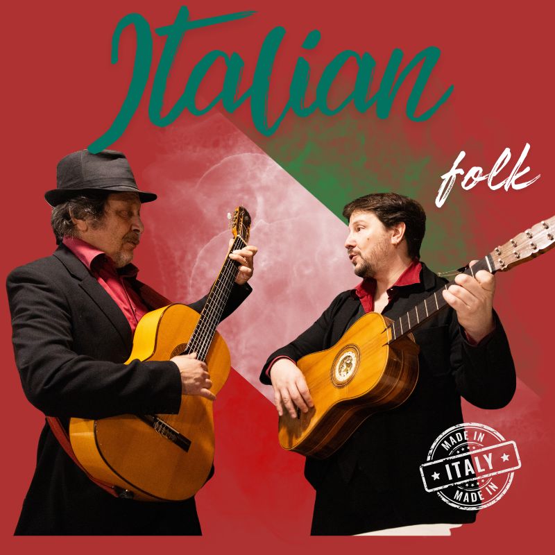 Italian Folk " la posteggia all'Italiana" , in locandina